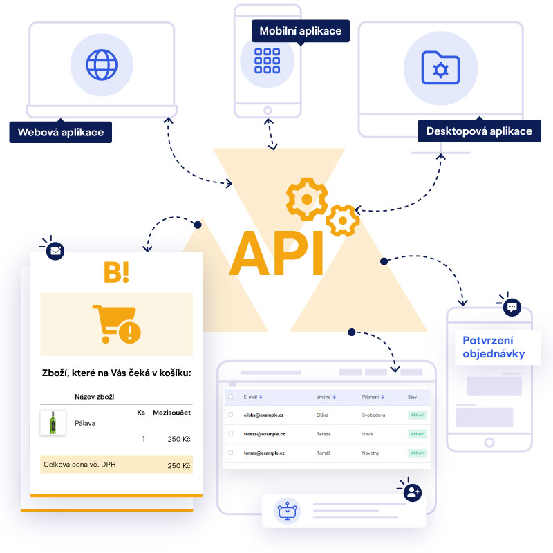 웹, 모바일 또는 데스크탑 애플리케이션과의 통합을 위한 Boldem API