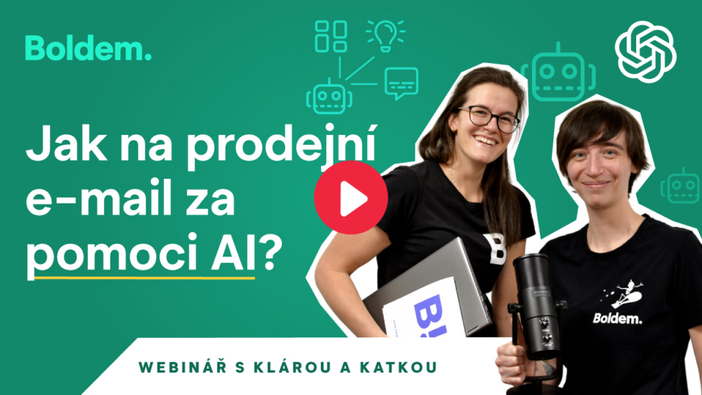 Náhľad videa so záznamom online webinára "Ako vytvoriť predajný e-mail pomocou AI"